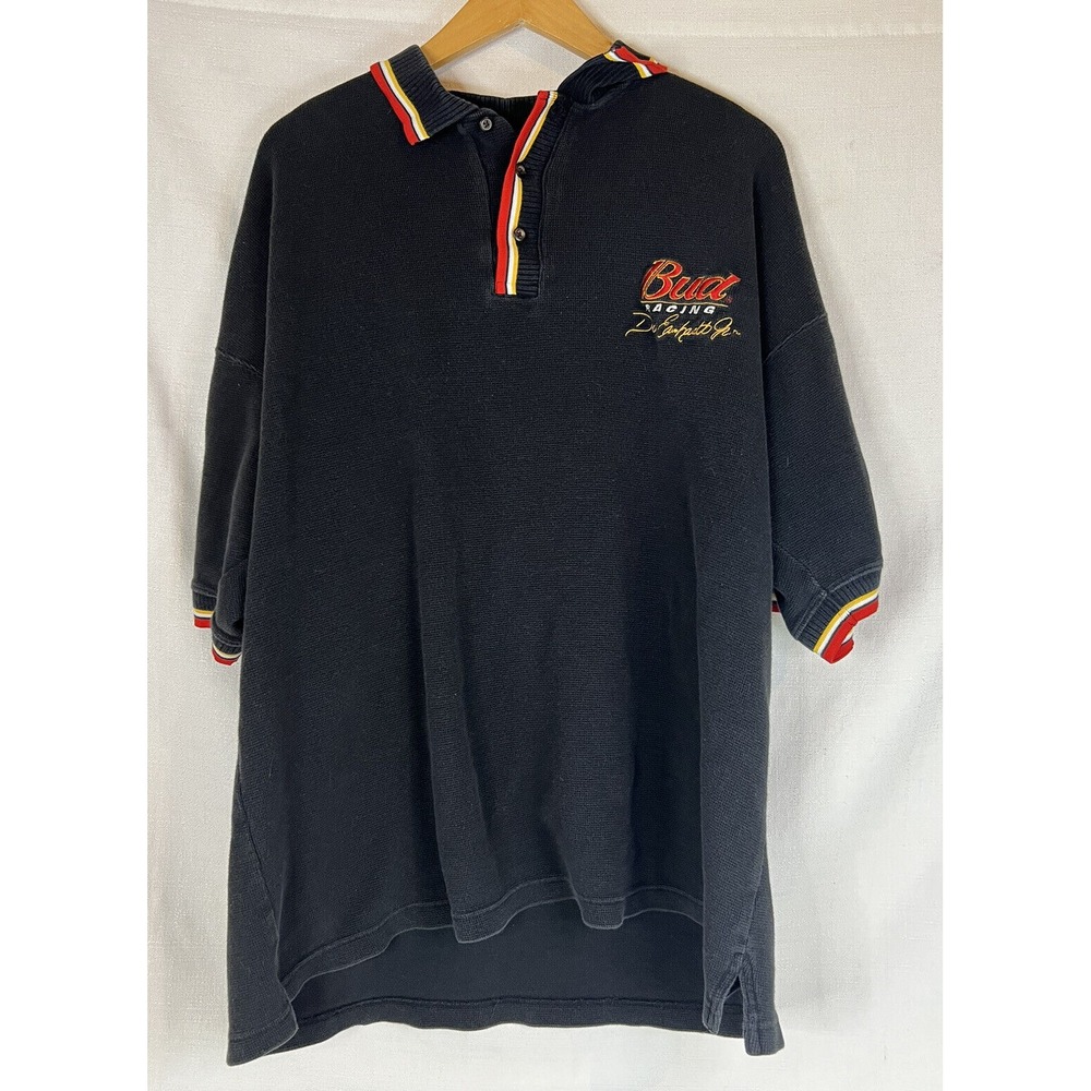 Men's XL Dale Earnhardt Jr. Winners Circle Collared Polo Bud Racing NASCAR